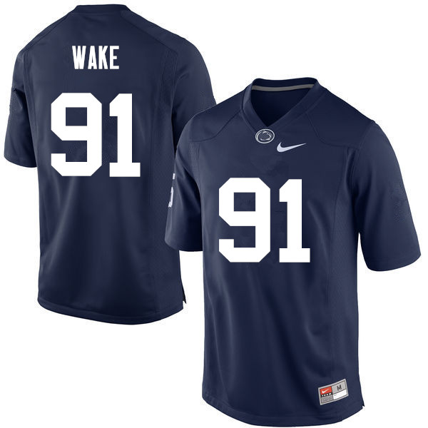 NCAA Nike Men's Penn State Nittany Lions Cameron Wake #91 College Football Authentic Navy Stitched Jersey UNN0198LI